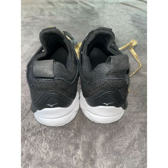 MIZUNO Wave Luminous 2 Women's Indoor Volleyball Shoes Black w/gold laces Sz 8 - Picture 5 of 9